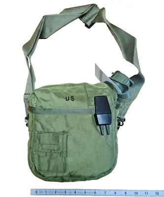 NEW AUTHENTIC USGI 2 QT CANTEEN With NEW INSULATED COVER & SLING OD GREEN ALICE • $19.99