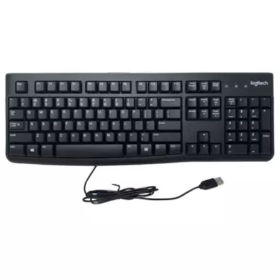 Logitech - K120 Full-size Wired Membrane Keyboard For PC With Spill-Resistan... • $13.99