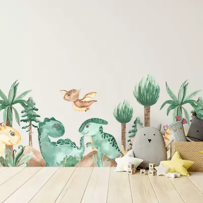 Dinosaur Border Decal Wall Sticker • £79.95