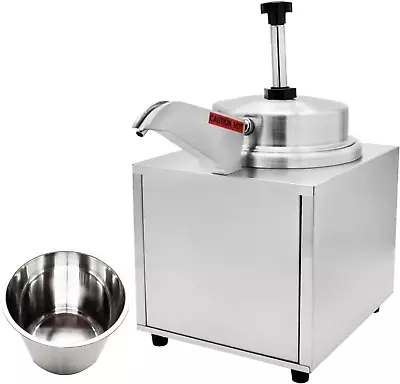 Nacho Cheese Warmer With Heated Spout And Pump Electric Hot Fudge Dispenser Cara • $457.99