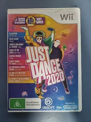 Just Dance 2020 - Nintendo Wii - CASE & MANUAL ONLY / NO GAME • $24.99