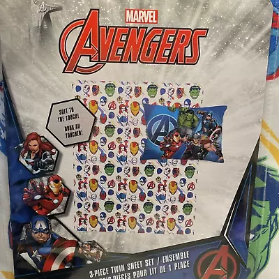 Marvel Avengers Expressions 3pc Twin Bed Set • $26.99