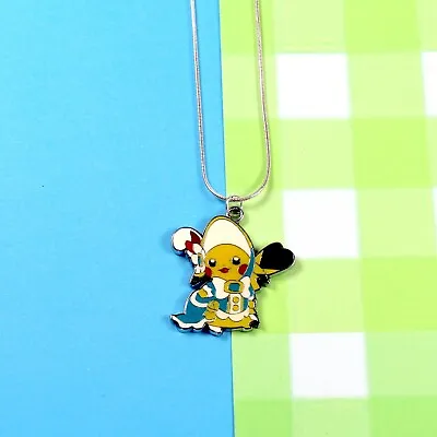 £2.99 • Buy Pikachu Belle Pendant Charm Necklace - Pokemon - Video Game - Geeky Gift