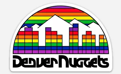 Denver Nuggets Vintage Logo MAGNET - Basketball NBA Nostalgia  • $5.49