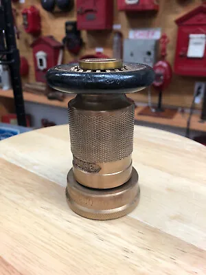 Vintage Brass Powhatan Fire Hose Nozzle • $15