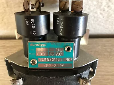 Durakool Mercury Relay. 120V 30AMPS BF2-2126 • $5