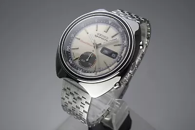 Vintage 1971 JAPAN SEIKO FIVE SPORTS SPEED-TIMER 6139-7020 21Jewels Automatic. • $689.96