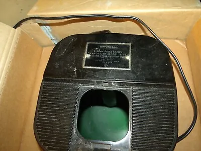 Vintage Electresteem Imperial Vaporizer Bottle Warmer 1960s Tested Green Glass • $22.09