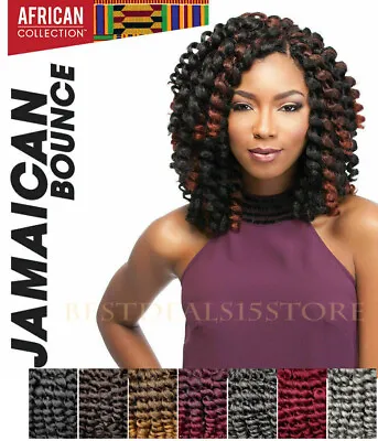 £7.95 • Buy Sensationnel Jamaican Bounce Crochet Braids Braiding Hair Extensions 26 