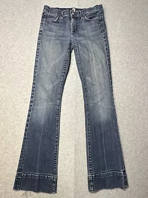 VINTAGE 7 For All Mankind Jeans Womens 27 28X31 Blue Denim Bootcut USA Ladies • $14.95