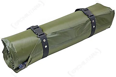 Lightweight Thermal SELF INFLATING ROLL MAT - Olive - Camping Air Bed Mattress • £39.95