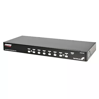 StarTech Smartview 8-Port KVM Switch [no Cables] 1U Rack Mount PS2 USB SV831HD • $39.99