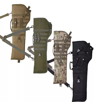 Tactical Shotgun Rifle Scabbard Bag Shoulder Sling Case Holster Molle Bags • $16.97