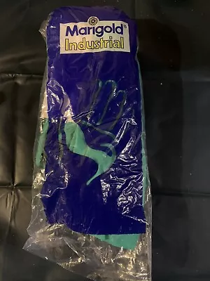 Marigold G26G Green Chemical Resistant Gloves Size 7 1/2 (lot Of 12) • $20