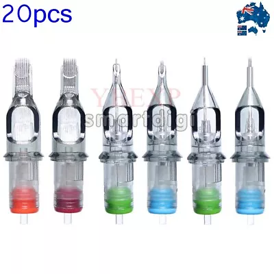 Tattoo Cartridges Needles 20x Disposable Sterilized Round Liners Shaders • $23.99