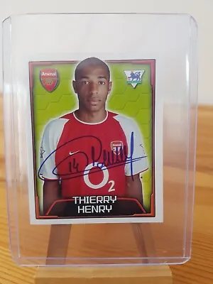Merlin's Fa Premier League 04 Thierry Henry Sticker #28 • £3.99