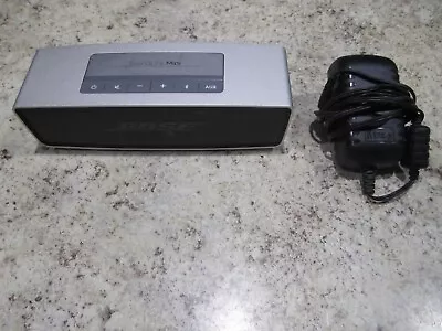 Silver/Gray Bose SoundLink Mini Bluetooth Speaker Wireless Mobile Works Great • $34.99