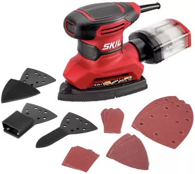 SKIL Corded Multi-Function Detail Sander With Micro-Filter Dust Box 3 Additional • $58.09