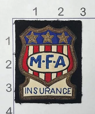 MFA Insurance Missouri Farmers Embroidered Vintage Bullion Patch • $24.49