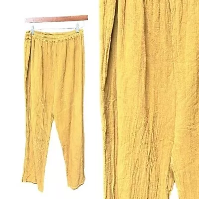 Maria De Guadalajara Gauzy Cotton Lagenlook Pants Size XL • $57
