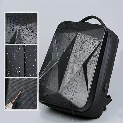 18.5 In Hard Shell Backpack Business Travel USB Laptop Backpack For Men Women • $26.99