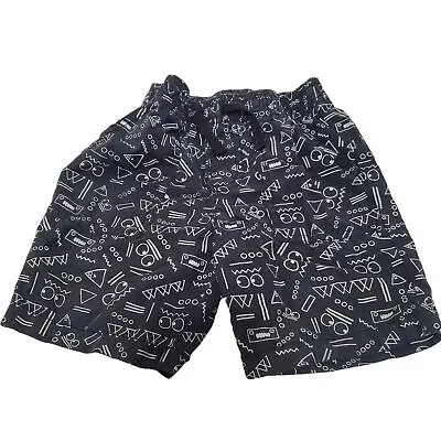 Boys Okie Dokie Monster Doodle Shorts Quick Dry Black 3T • $8
