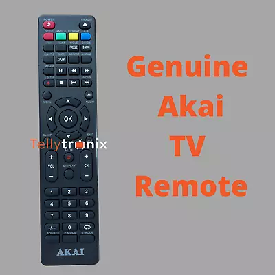 GENUINE Akai TV Remote Control For Models AK3218HD AK3220HD AK2417FHDC • $49.95