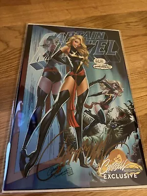 Captain Marvel #1 J. Scott Campbell Marvel Suit Variant B - Signed W/COA • $50