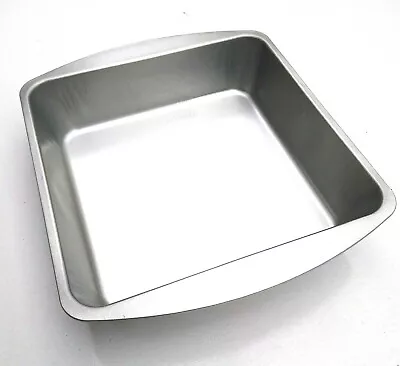 7 Inch Square Cake Baking Tin Tins Tray Brownie Metal 5cm DEEP Silver Steel  • £6.39