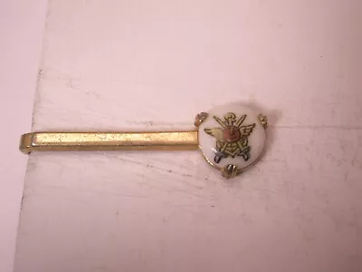 Crossed Swords Anchor Wings & Shield Vintage SWANK Tie Bar Clip Defunct Military • $27.49