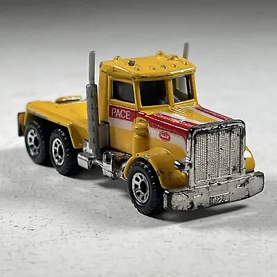 Matchbox Convoy Truck Cab Tractor Unit Vintage Die Cast Peterbilt Yellow Red • $8.64