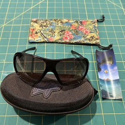 Maui Jim Black Frame Bronze Polarized Plus2 Sunglasses Made In USA Underspin • $237.45