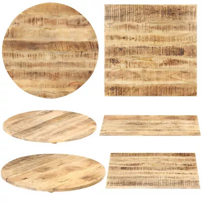 15-27mm Solid Mango Wood Table Top Replacement For Dining Coffee Kitchen Table • £89.99