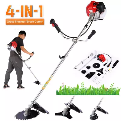 58CC/42.7CC Gas String Trimmer 2-Stroke Brush Cutter Straight Shaft Weed Eater☘️ • $155.99