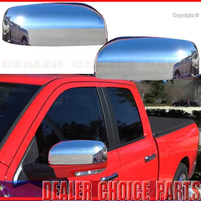 $31.99 • Buy For 2009 2010 2011 2012 Dodge Ram 1500 Chrome Mirror COVERS Top Half