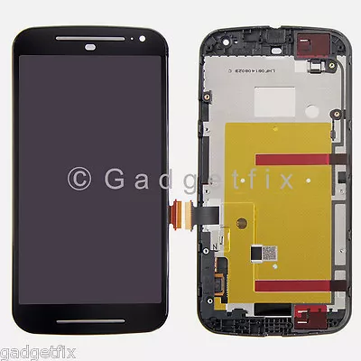 Motorola Moto G 2nd Gen XT1064 XT1068 LCD Display Touch Screen Digitizer + Frame • $24.95