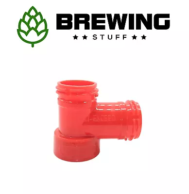 Tee Adapter - Make A Keg - Use With Carbonation Cap Carb Beer PET Home Brewing • £10.95