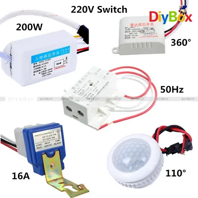 110°/360° Infrared Body Motion Sensor Switch 220V 50HZ PIR Auto Detector Radar • $2.60