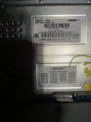 $175 • Buy 07-09 Audi A6 C6 S6 A8 Bose AMP Amplifier 4F0 035 223 G Oem