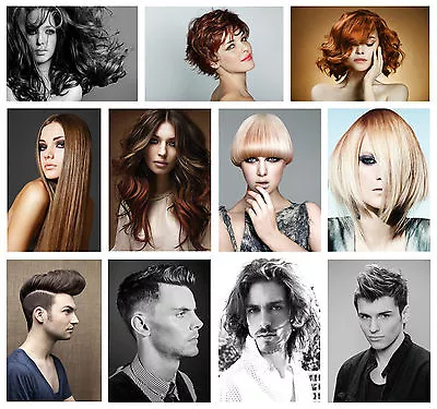 £11.99 • Buy Hairdresser Barber Hair Salon Hairstyle Giant Poster Selectable Laminate Option