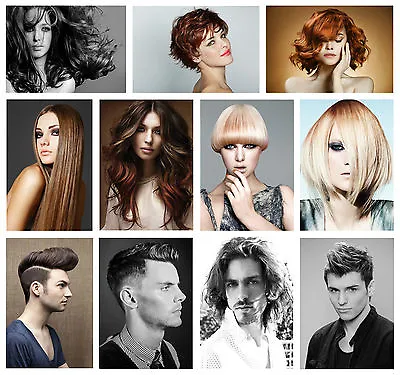 Hairdresser Barber Hair Salon Hairstyle Giant Poster Selectable Laminate Option • £4.29