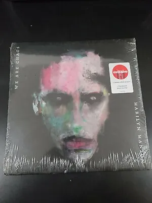 Marilyn Manson WE ARE CHAOS  Limited Black Ice Colored Vinyl LP W/ Art Print NEW • $24.95