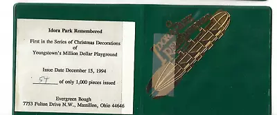 Idora Park Rocket Ships  Ohio Metal Christmas Ornament 1995 #54 Of 1000 • $30