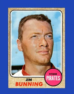 1968 Topps Set-Break #215 Jim Bunning EX-EXMINT *GMCARDS* • $0.79