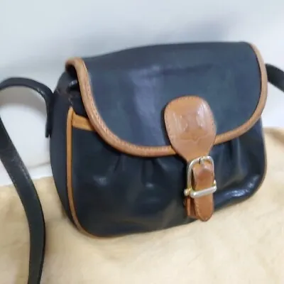 CELINE Shoulder Bag Pouch Pochette Vintage Black From Japan Used • $161