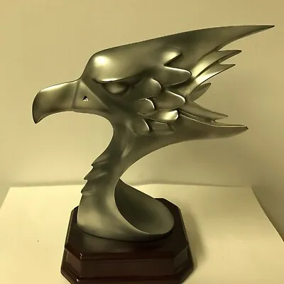 Silver Metal Eagle Head Sculpture- Herco Gift Professional  • $35