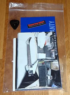 $54.99 • Buy Gibson Explorer Manual Case Candy Warranty Wrench Polishing Cloth Guitar Parts