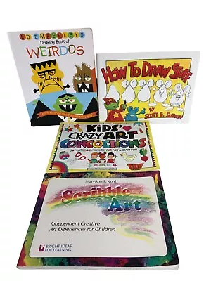 How To Draw Scribble Art Craft Books Lot Of 4 Paperbacks B4 • $18.99