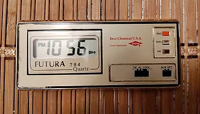 Rare Vintage Digital Pocket Alarm Clock Futura 784 • $19.99