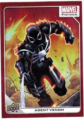 2023 Marvel Platinum Agent Venom Red Rainbow • $1.99